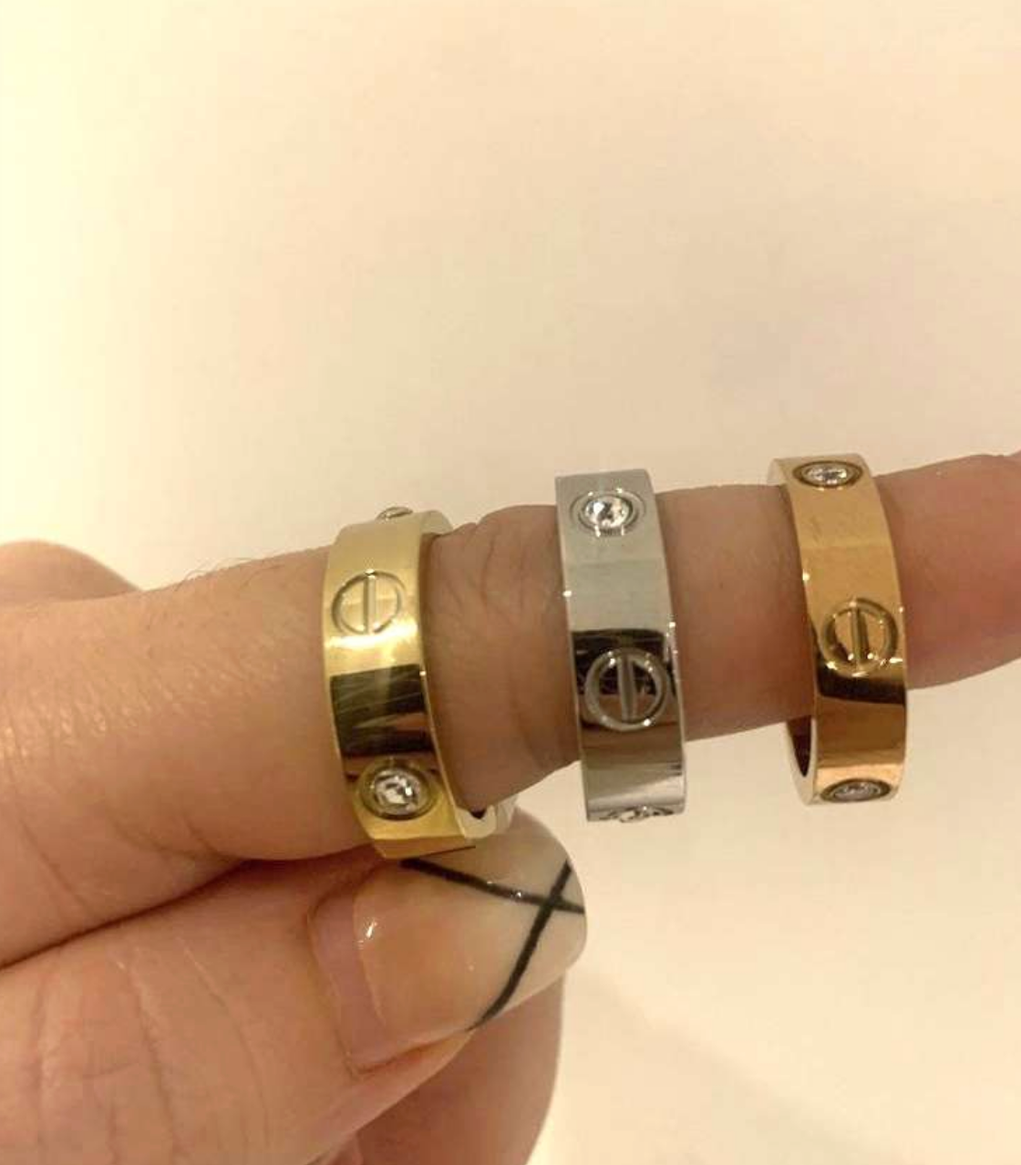 Luxe Screw Cuff Ring